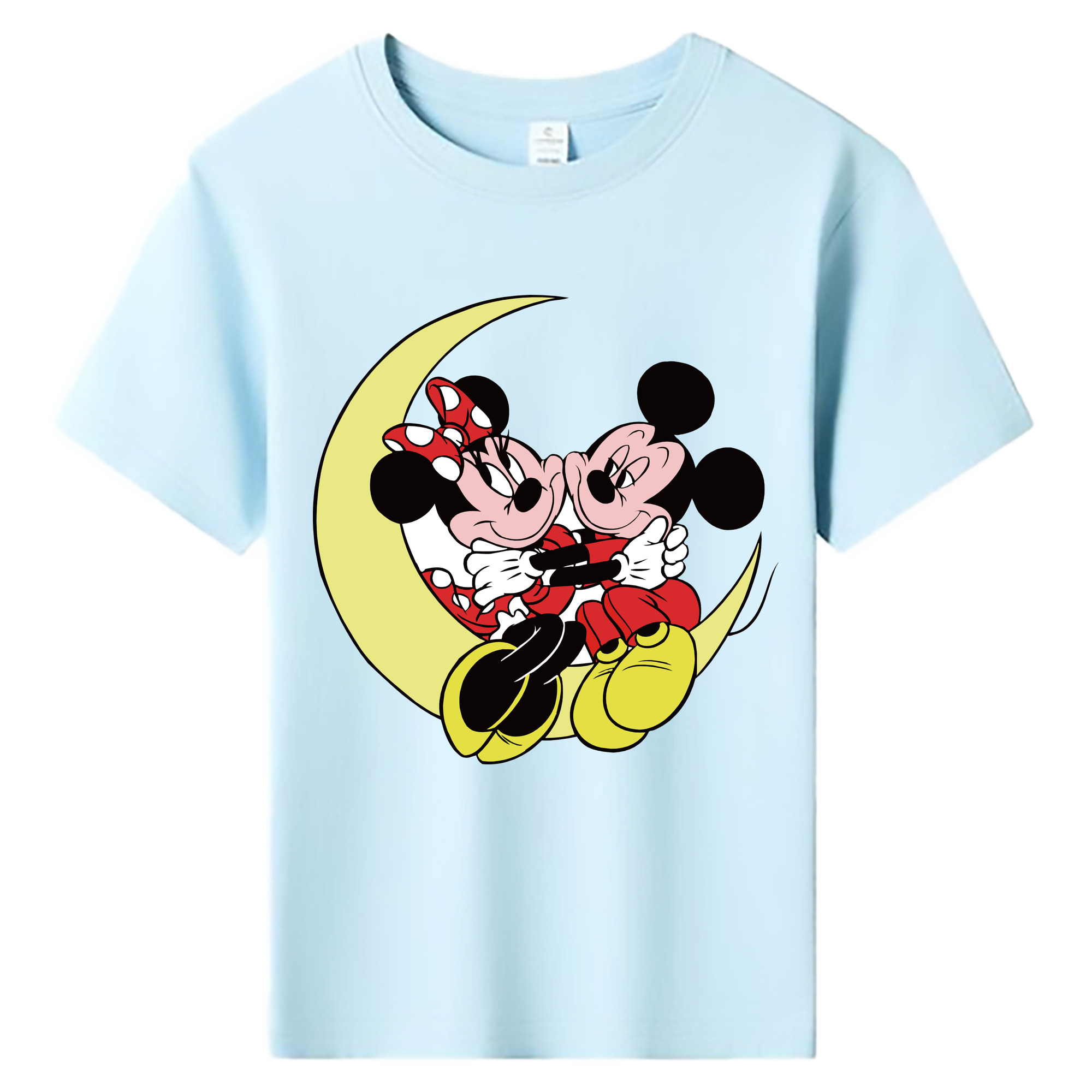 ミッキーマウス Mickey Mouse 綿100％キッズTシャツ（フロントプリント）
